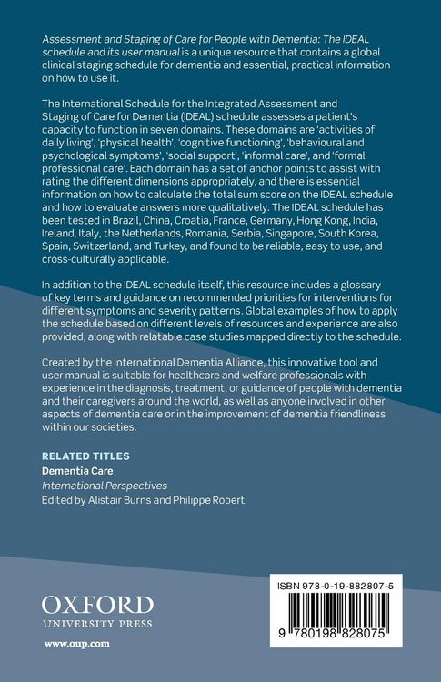 Produktbild: Assessment and Staging of Care for People with Dementia