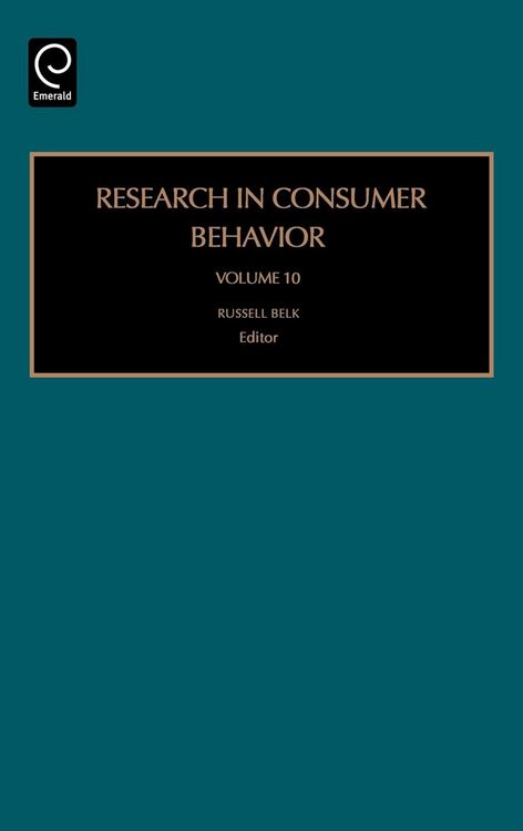 Produktbild: Research in Consumer Behavior