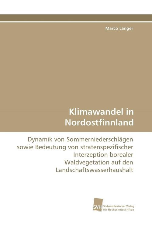 Produktbild: Klimawandel in Nordostfinnland
