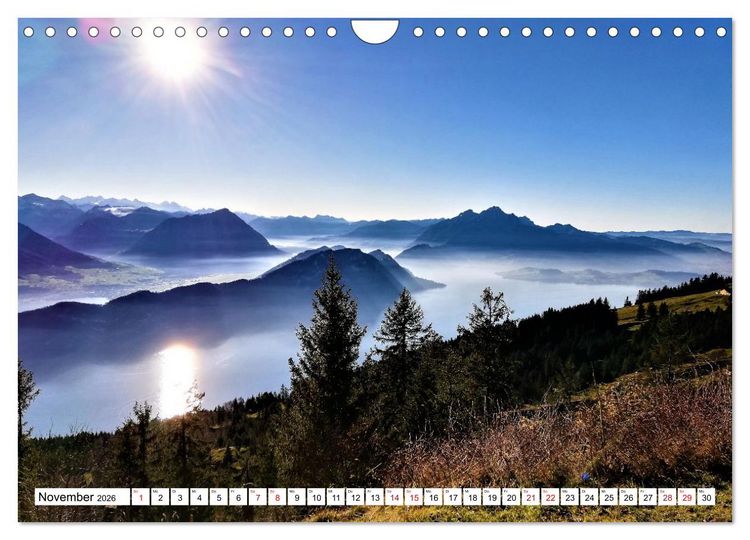 Produktbild: Majest&auml;tische Alpen (Wandkalender 2026 DIN A4 quer), CALVENDO Monatskalender