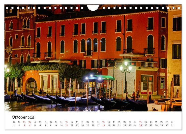 Produktbild: Das stille Venedig (Wandkalender 2026 DIN A4 quer), CALVENDO Monatskalender