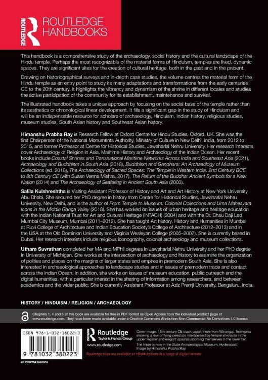 Produktbild: The Routledge Handbook of Hindu Temples