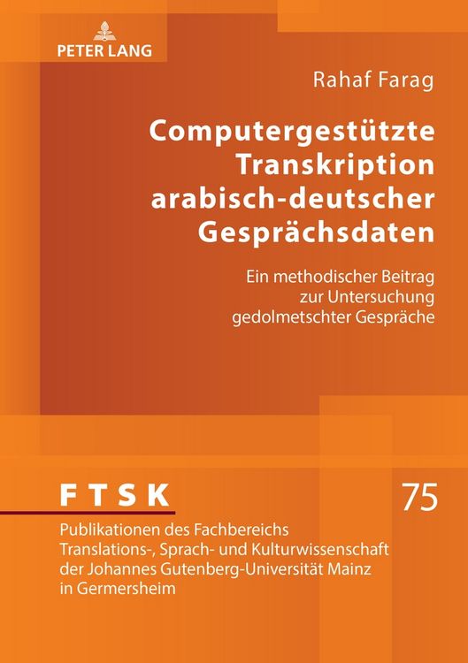 Produktbild: Computergest&uuml;tzte Transkription arabisch-deutscher Gespr&auml;chsdaten