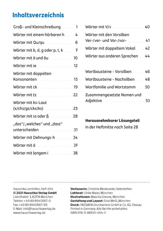 Produktbild: Mein &Uuml;bungsheft Rechtschreiben 4. Klasse