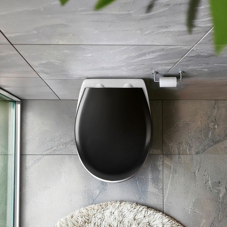 Wenko WC-Sitz WENKO WC-Sitz SEDILO BHT, Grau