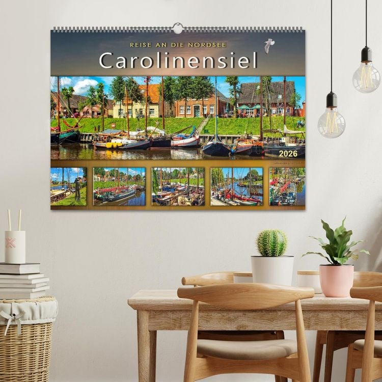 Produktbild: Reise an die Nordsee - Carolinensiel (Wandkalender 2026 DIN A2 quer), CALVENDO Monatskalender