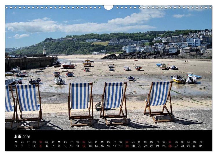 Produktbild: S&uuml;dwestengland (Wandkalender 2026 DIN A3 quer), CALVENDO Monatskalender