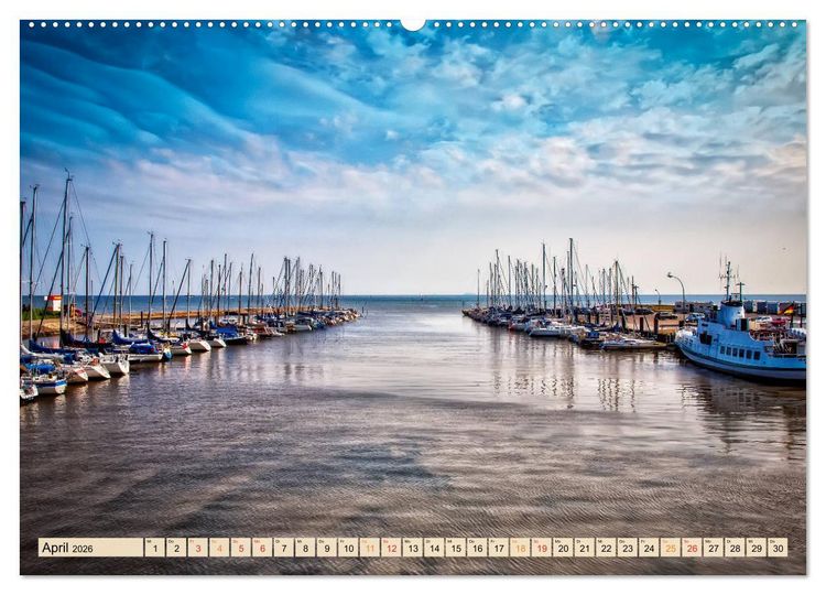 Produktbild: Friesland - Watt und Nordsee (hochwertiger Premium Wandkalender 2026 DIN A2 quer), Kunstdruck in Hochglanz