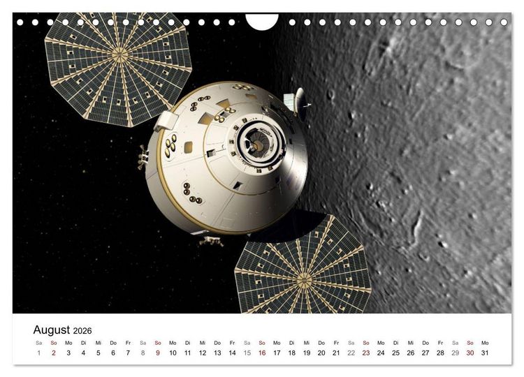Produktbild: Abenteuer im Weltraum (Wandkalender 2026 DIN A4 quer), CALVENDO Monatskalender