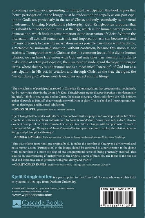 Produktbild: Liturgy, Theurgy, and Active Participation