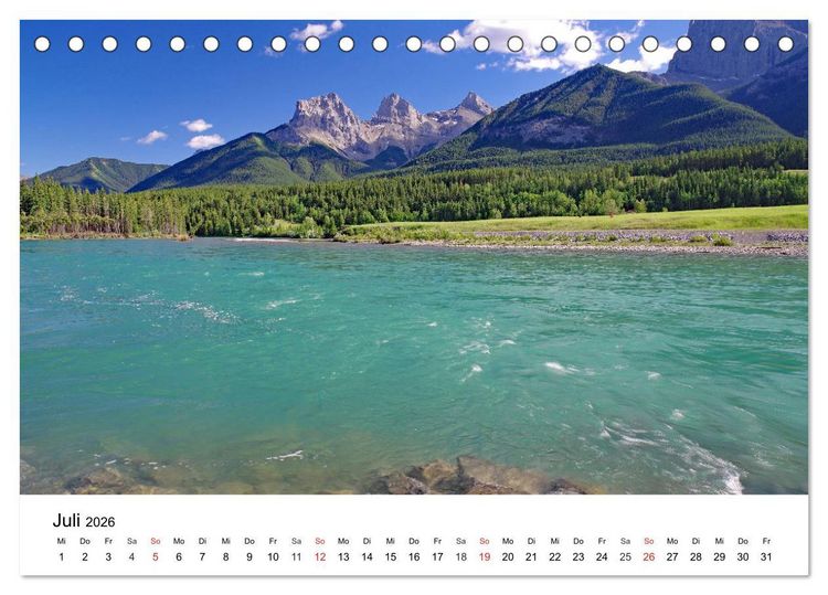 Produktbild: Trans-Canada: Von Vancouver nach Halifax (Tischkalender 2026 DIN A5 quer), CALVENDO Monatskalender