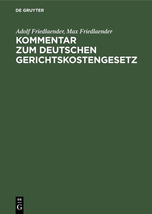 Produktbild: Kommentar zum Deutschen Gerichtskostengesetz