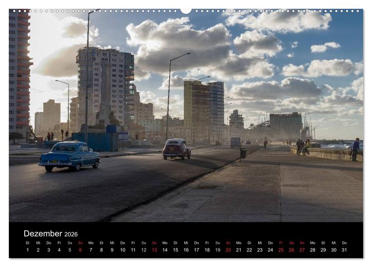 Produktbild: Cuba Cars (Wandkalender 2026 DIN A2 quer), CALVENDO Monatskalender