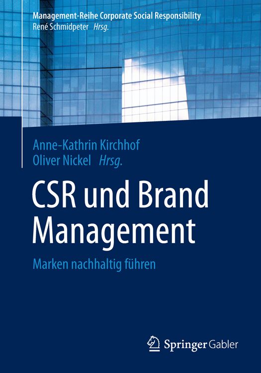 Produktbild: CSR und Brand Management