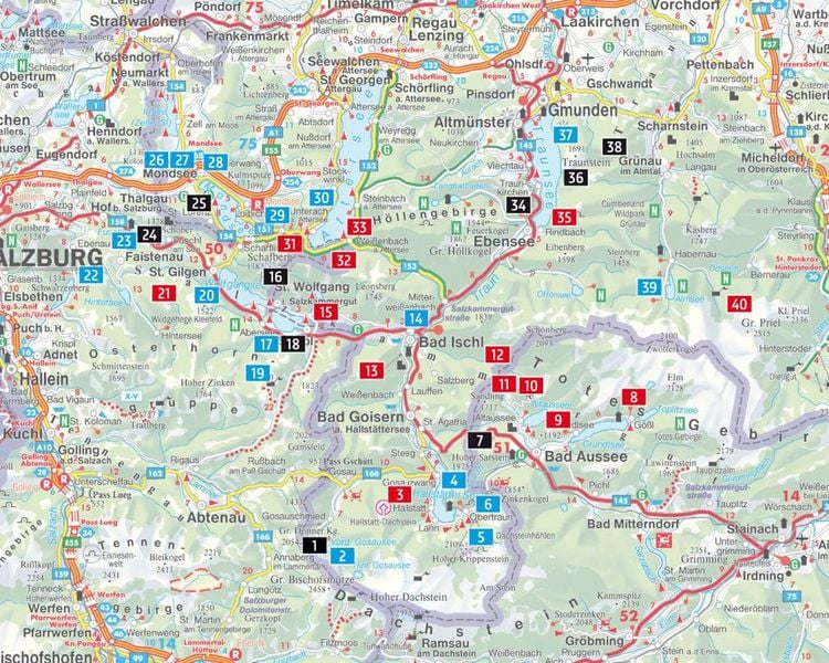 Produktbild: Freytag & berndt Wanderatlas Salzkammergut, 1:40.000