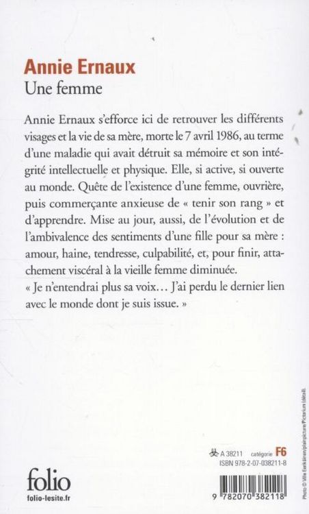 Produktbild: Femme Ernaux