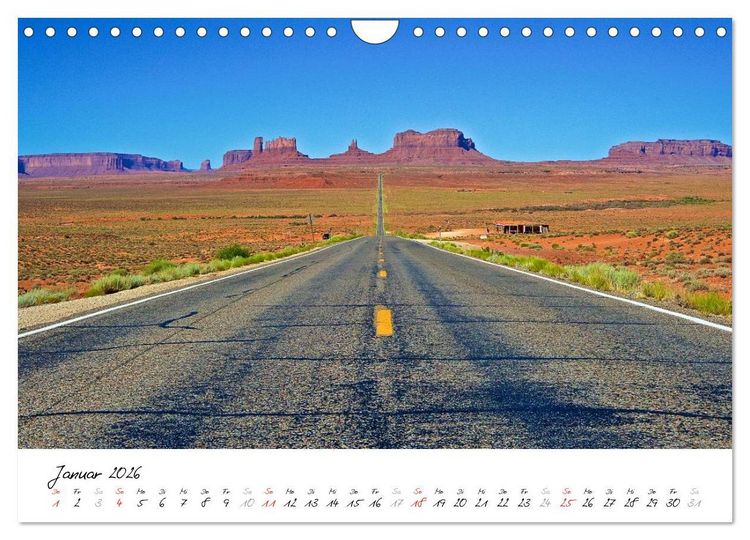 Produktbild: H&ouml;hepunkte im Westen der USA (Wandkalender 2026 DIN A4 quer), CALVENDO Monatskalender