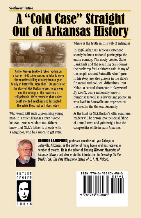 Produktbild: Surprised by Death: A Novel of Arkansas in the 1840s
