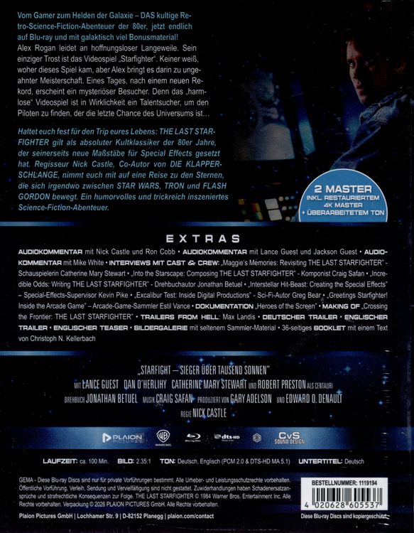 Produktbild: The Last Starfighter - Sieger &uuml;ber tausend Sonnen - Mediabook (2 Blu-rays)