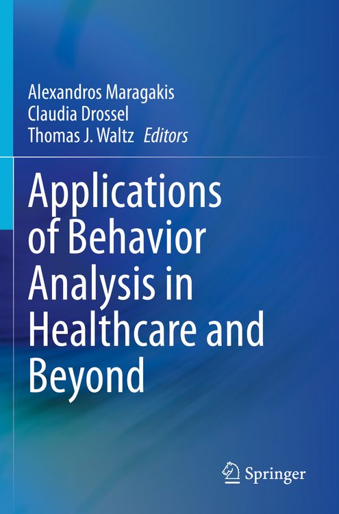 Produktbild: Applications of Behavior Analysis in Healthcare and Beyond