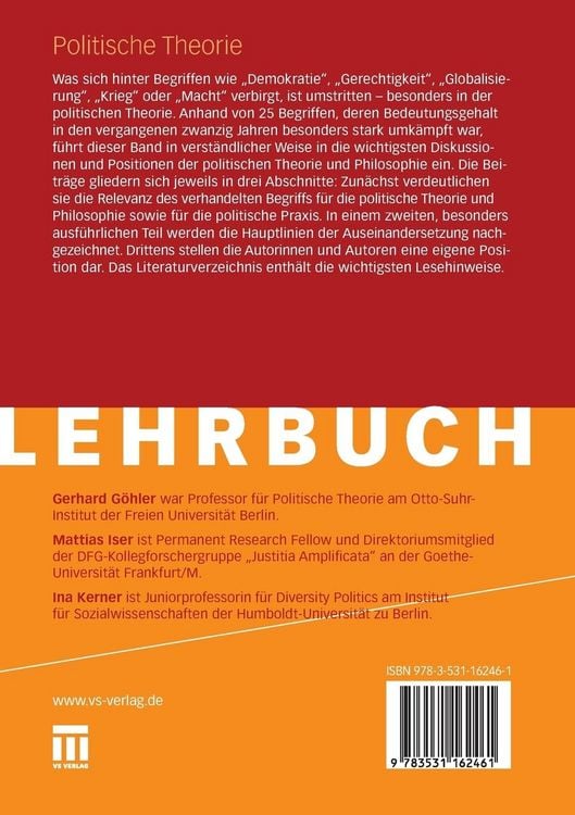 Produktbild: Politische Theorie