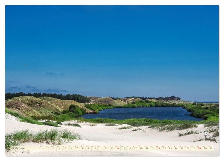 Produktbild: Amrum Gl&uuml;cksort (Wandkalender 2026 DIN A3 quer), CALVENDO Monatskalender