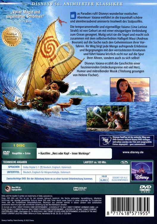 Produktbild: Vaiana - Disney Classics