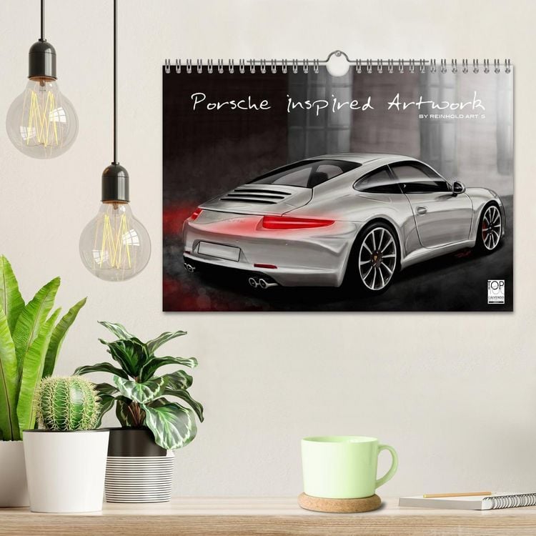 Produktbild: Porsche inspired Artwork by Reinhold Art&acute;s (Wandkalender 2026 DIN A4 quer), CALVENDO Monatskalender