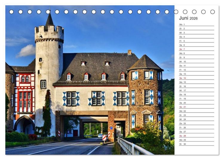Produktbild: Bildsch&ouml;n - Die Mosel (Tischkalender 2026 DIN A5 quer), CALVENDO Monatskalender