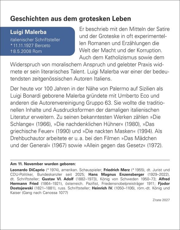 Produktbild: Zitate Tagesabrei&szlig;kalender 2027