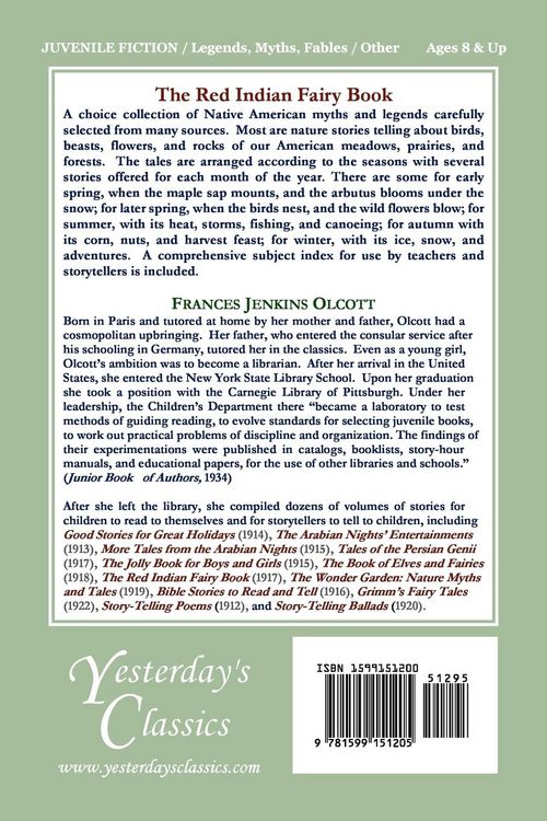Produktbild: The Red Indian Fairy Book (Yesterday's Classics)