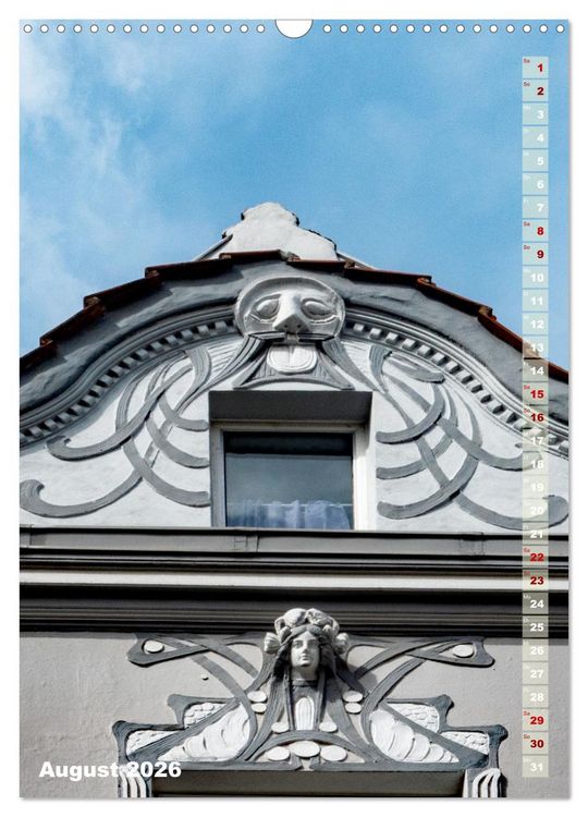 Produktbild: Fassadenk&uuml;nste (Wandkalender 2026 DIN A3 hoch), CALVENDO Monatskalender