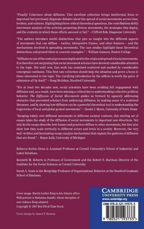Produktbild: The Diffusion of Social Movements