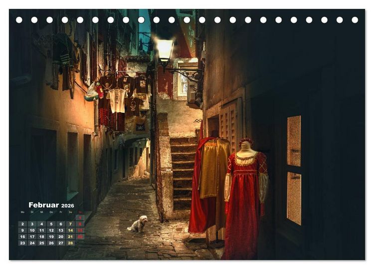 Produktbild: M&auml;rchen Stadt Piran (Tischkalender 2026 DIN A5 quer), CALVENDO Monatskalender