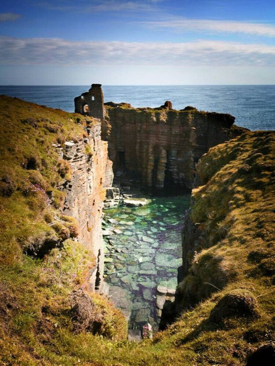 Produktbild: CALVENDO Puzzle Buchollie Castle, Caithness, Schottland | 1000 Teile Lege-Gr&ouml;&szlig;e 64x48cm Foto-Puzzle f&uuml;r gl&uuml;ckliche Stunden