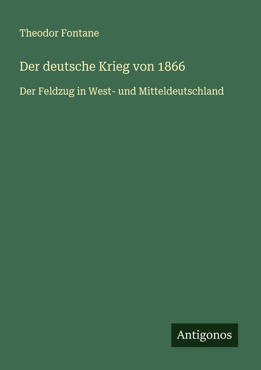 Produktbild: Der deutsche Krieg von 1866