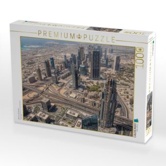 Produktbild: CALVENDO Puzzle Blick vom Burj Khalifa | 1000 Teile Lege-Gr&ouml;&szlig;e 64x48cm Foto-Puzzle f&uuml;r gl&uuml;ckliche Stunden