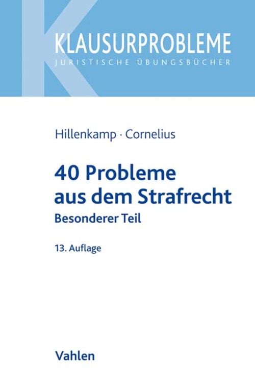 Produktbild: 40 Probleme aus dem Strafrecht