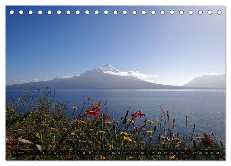 Produktbild: Argentinien und Chile - vom Regenwald bis Feuerland (Tischkalender 2026 DIN A5 quer), CALVENDO Monatskalender