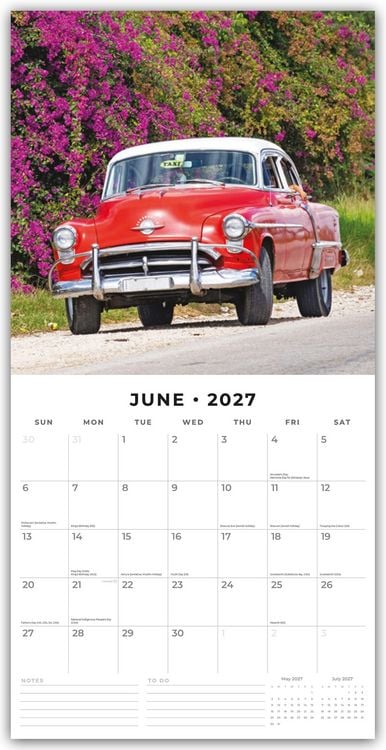 Produktbild: American Classic Cars &ndash; Klassische Amerikanische Autos 2027 &ndash; 16-Monatskalender