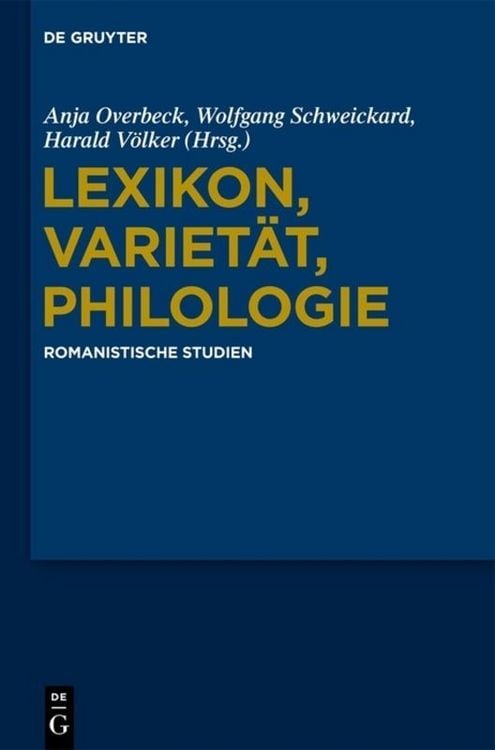 Produktbild: Lexikon, Variet&auml;t, Philologie