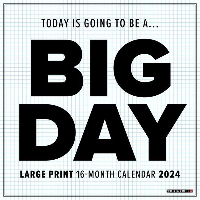 Produktbild: Willow Creek Press: Big Day 2024 12 X 12 Wall Calendar