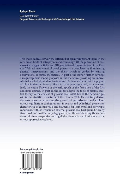 Produktbild: Baryonic Processes in the Large-Scale Structuring of the Universe
