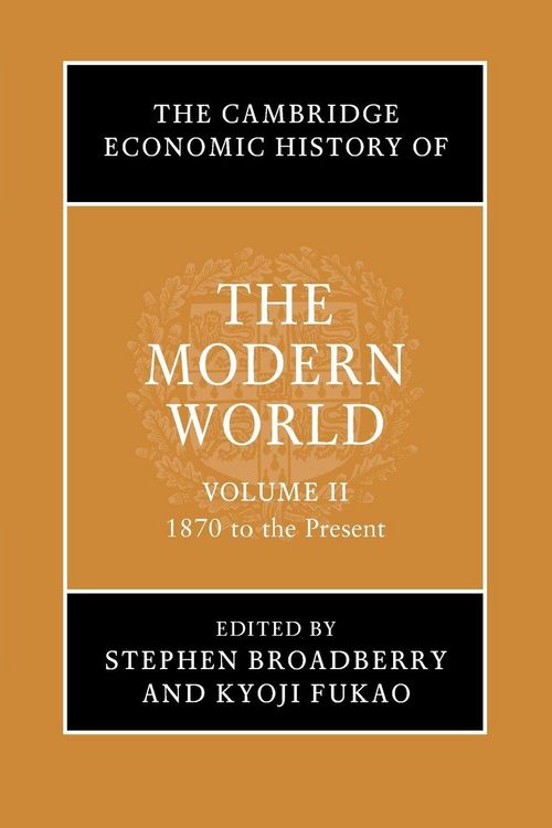 Produktbild: The Cambridge Economic History of the Modern World