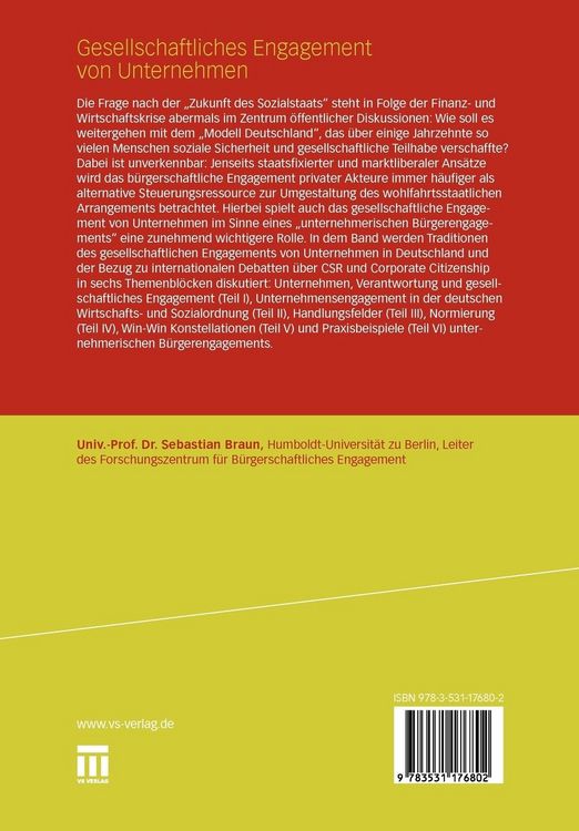 Produktbild: Gesellschaftliches Engagement von Unternehmen