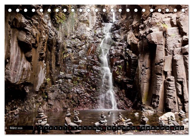 Produktbild: La Gomera - Valle Gran Rey (Tischkalender 2026 DIN A5 quer), CALVENDO Monatskalender