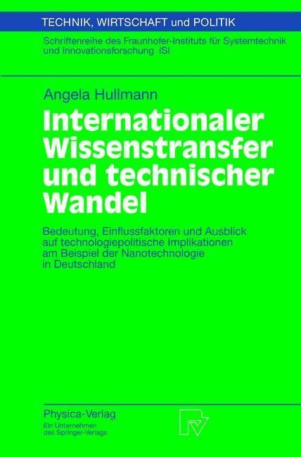 Produktbild: Internationaler Wissenstransfer und Technischer Wandel