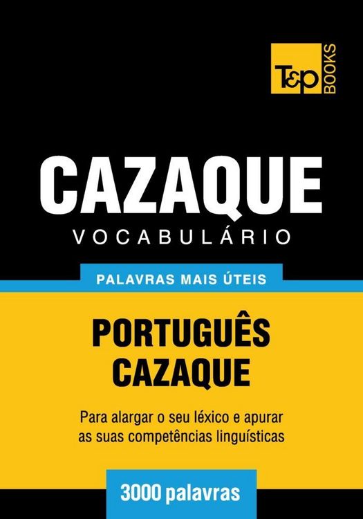 Produktbild: Vocabul&aacute;rio Portugu&ecirc;s-Cazaque - 3000 palavras