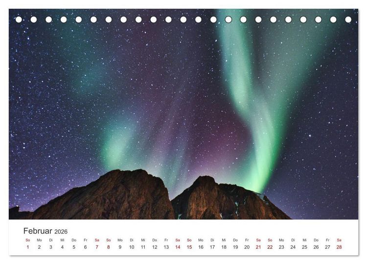Produktbild: Norwegen - Das wundersch&ouml;ne Land im Norden. (Tischkalender 2026 DIN A5 quer), CALVENDO Monatskalender