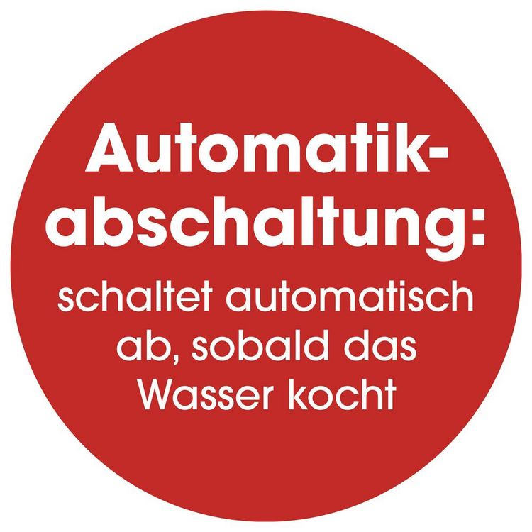Produktbild: GourmetMaxx Wasserkocher Fassungsverm&ouml;gen: 1.7l